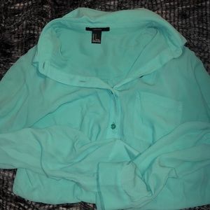 Button up forever 21 blouse